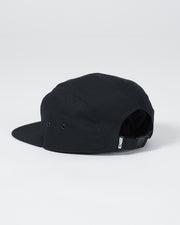 Crown Patch Strapback Hat - Black Hat Kingz