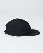Crown Patch Strapback Hat - Black Hat Kingz