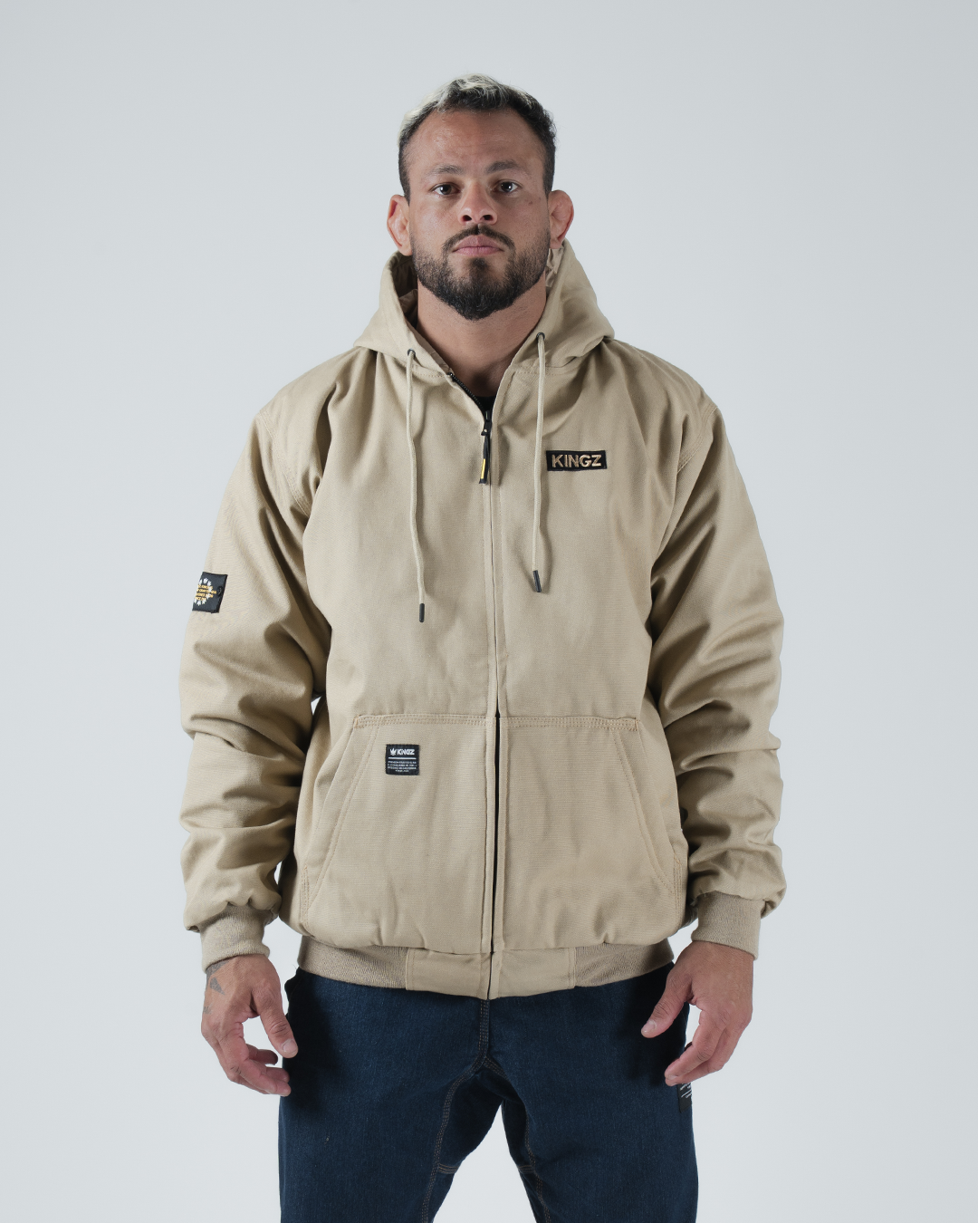 きんきん 20SS Canvas Hooded Work Jacket Kingz Canvas Jacket | kingzkimonos.com