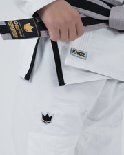 Nano 3.0 Youth Jiu Jitsu Gi - White Jiu Jitsu Gear Kingz