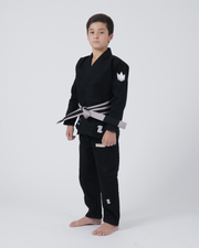 The ONE V2 Kids BJJ Gi - Black Jiu Jitsu Gear Kingz