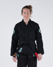 Kingz-Classic 3.0 Womens Jiu Jitsu Gi - Black-F0 Black