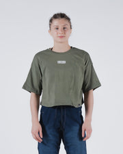 Slant Women's Crop Top Streetwear Kingz