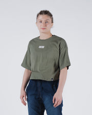 Slant Women's Crop Top Streetwear Kingz