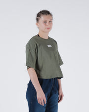 Slant Women's Crop Top Streetwear Kingz
