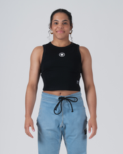 Kore Women's Crop Tank Streetwear Kingz XS Black