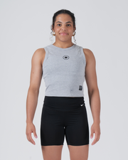 Kore Women's Crop Tank Streetwear Kingz XS Grey