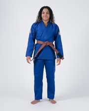 The ONE V2 Women's Jiu Jitsu Gi - Blue Jiu Jitsu Gear Kingz