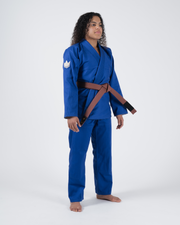 The ONE V2 Women's Jiu Jitsu Gi - Blue Jiu Jitsu Gear Kingz