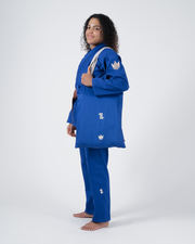 The ONE V2 Women's Jiu Jitsu Gi - Blue Jiu Jitsu Gear Kingz