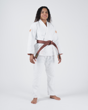 The ONE V2 Women's Jiu Jitsu Gi - White Jiu Jitsu Gear Kingz