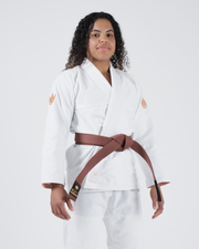 The ONE V2 Women's Jiu Jitsu Gi - White Jiu Jitsu Gear Kingz