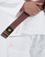 The ONE V2 Women's Jiu Jitsu Gi - White Jiu Jitsu Gear Kingz