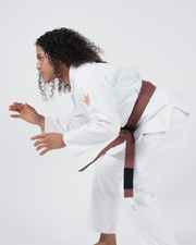 The ONE V2 Women's Jiu Jitsu Gi - White Jiu Jitsu Gear Kingz
