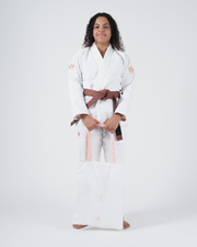 The ONE V2 Women's Jiu Jitsu Gi - White Jiu Jitsu Gear Kingz