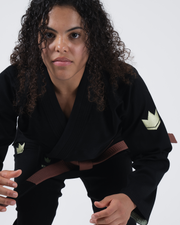 The ONE V2 Women's Jiu Jitsu Gi - Black Jiu Jitsu Gear Kingz