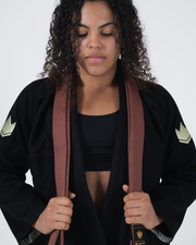 The ONE V2 Women's Jiu Jitsu Gi - Black Jiu Jitsu Gear Kingz