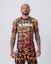 Kingz-Flame Rashguard-Sunset Orange