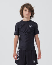 Kore V2 Youth S/S Rashguard Rash Guards Kingz XS Black