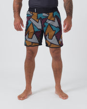 Patchwork Shorts Shorts KingzKimonos.com
