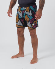 Patchwork Shorts Shorts KingzKimonos.com