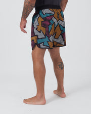 Patchwork Shorts Shorts KingzKimonos.com