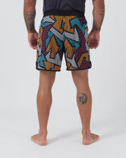 Patchwork Shorts Shorts KingzKimonos.com