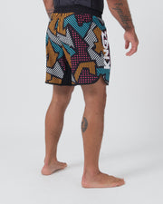 Patchwork Shorts Shorts KingzKimonos.com