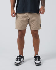 Casual Gi Shorts - Khaki No-Gi & Compression Kingz A00 Khaki