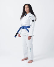 KINGZ-Nano 3.0 Womens Jiu Jitsu Gi - White-
