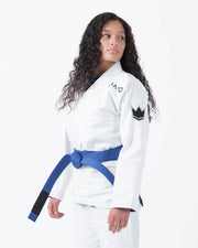 KINGZ-Nano 3.0 Womens Jiu Jitsu Gi - White-