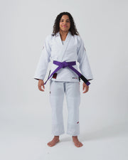 Ultralight 2.0 Women's Jiu Jitsu Gi - White Jiu Jitsu Gear Kingz