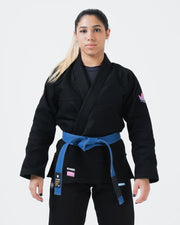 Empowered Women's Jiu Jitsu Gi - Black Jiu Jitsu Gear Kingz