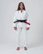 Empowered Women's Jiu Jitsu Gi - White Jiu Jitsu Gear Kingz