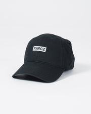 Slant Dad Hat - Black Hat Kingz One Size Black