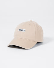 Slant Dad Hat - Khaki Hat Kingz One Size Khaki