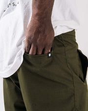 Casual Rip Stop Gi Pants - Military Green Jiu Jitsu Gear Kingz