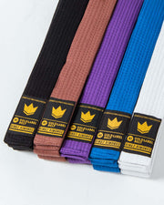 Gold Label V2 Jiu Jitsu Belts Belts KingzKimonos.com A0 Black/White