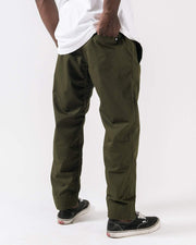 Casual Rip Stop Gi Pants - Military Green Jiu Jitsu Gear Kingz