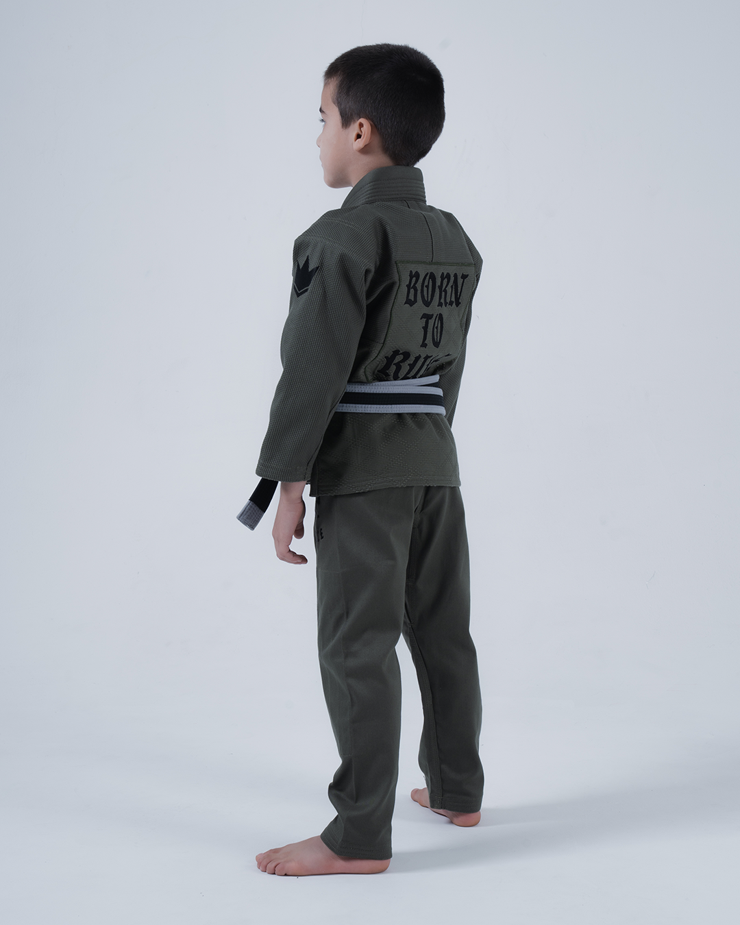 Born to Rule Youth Jiu Jitsu Gi - Green