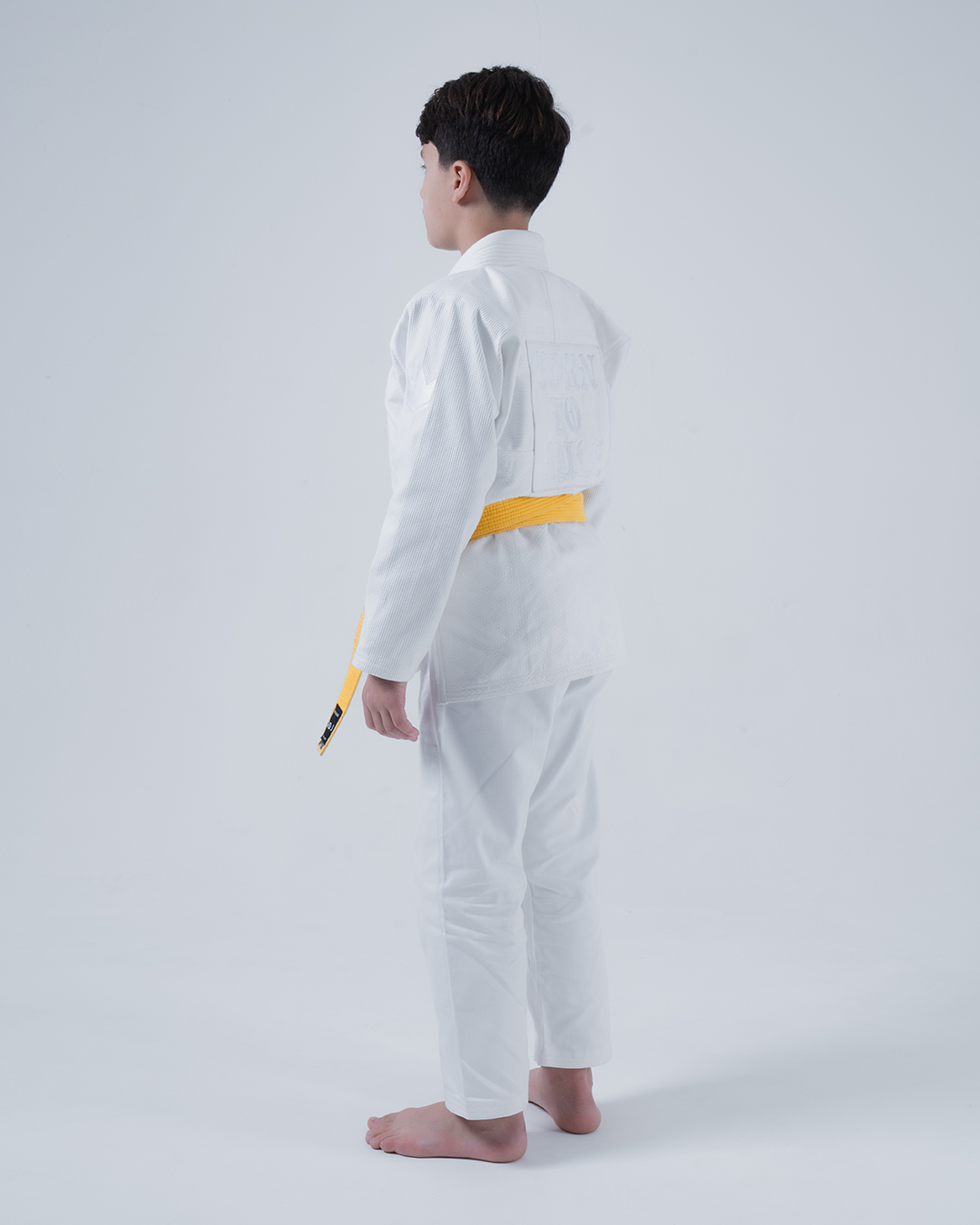 Born to Rule Youth Jiu Jitsu Gi - White