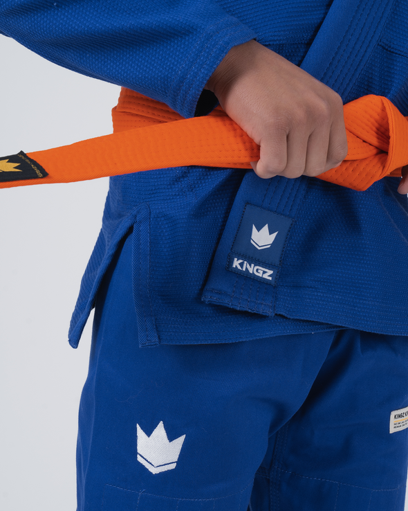 Kimono de JJB pour enfants Kingz The ONE V2 - Bleu