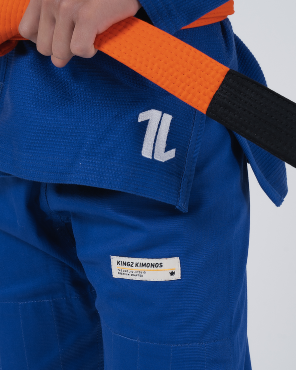 Kimono de JJB pour enfants Kingz The ONE V2 - Bleu