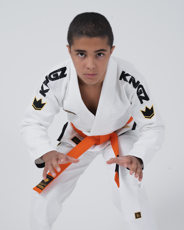 Kimono de Jiu Jitsu Comp V6 pour jeunes - Blanc