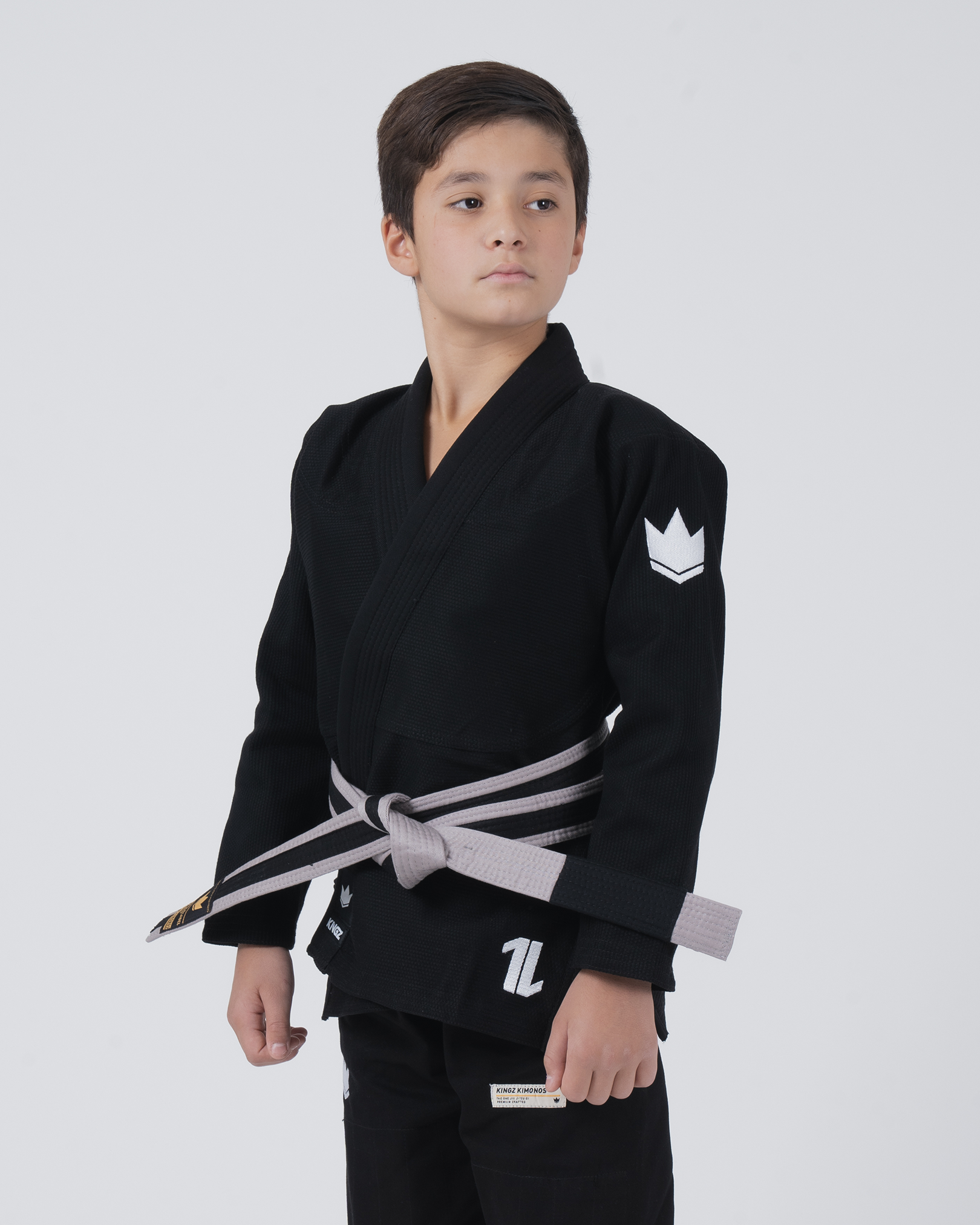 The ONE V2 Kids BJJ Gi - Black