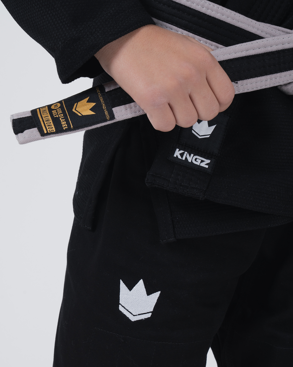 Kimono de JJB pour enfants Kingz The ONE V2 - Noir