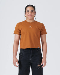 Kingz_Women's Heavyweight Tee_Orange_Women_KZWTS07_01
