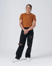Kingz_Women's Heavyweight Tee_Orange_Women_KZWTS07_09