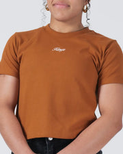 Kingz_Women's Heavyweight Tee_Orange_Women_KZWTS07_11
