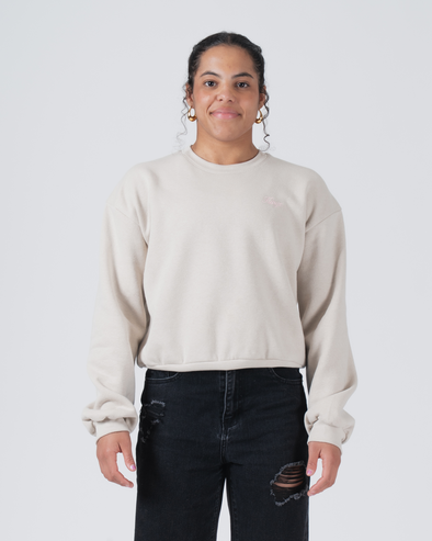 Sweat à capuche court Arte Suave pour femmes